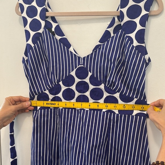 50’s inspired mod tie-waist dress with back zipper  - made in Canada - Picture 5 of 7